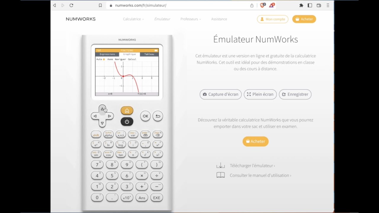 Calculatrice NUMWORKS : pourquoi tu dois ABSOLUMENT la choisir au lycée !