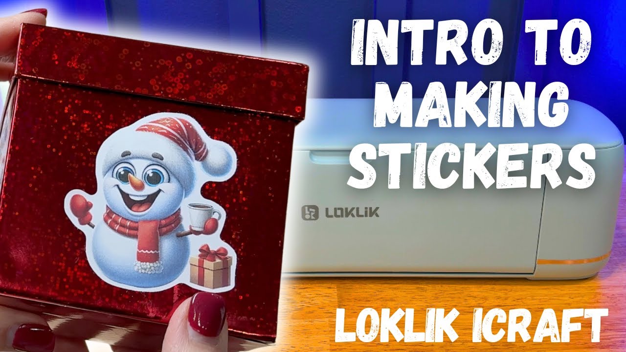 Beginner's Guide to Creating Stickers with the LOKLiK iCraft Cutting Machine