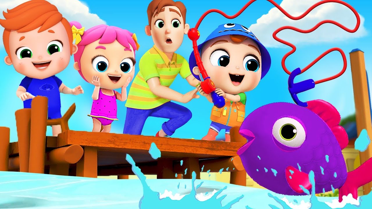Down By The Lake | Kids Cartoons and Nursery Rhymes