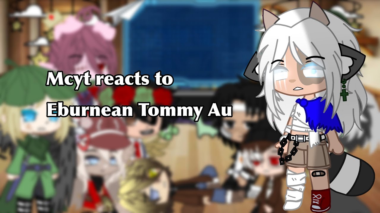 Mcyt reacts to Eburnean Tommy Au | by @bludoby_art | Angst