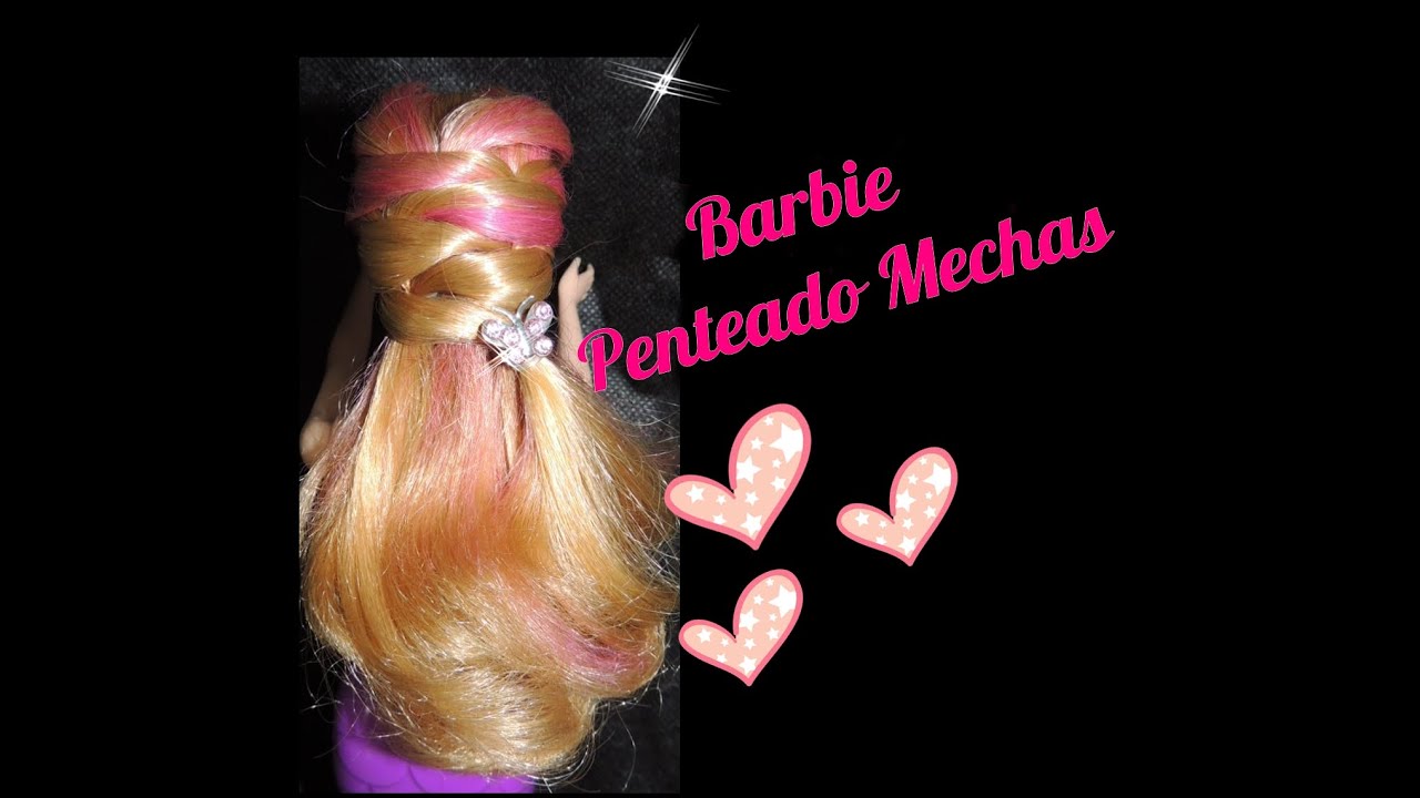 Penteado de Mechas Barbie