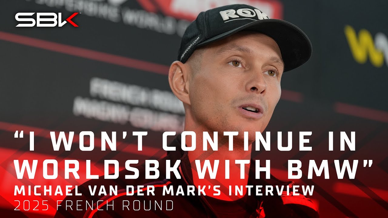 Van der Mark's big update on his future 👀 | 2025 #FrenchWorldSBK 🇫🇷