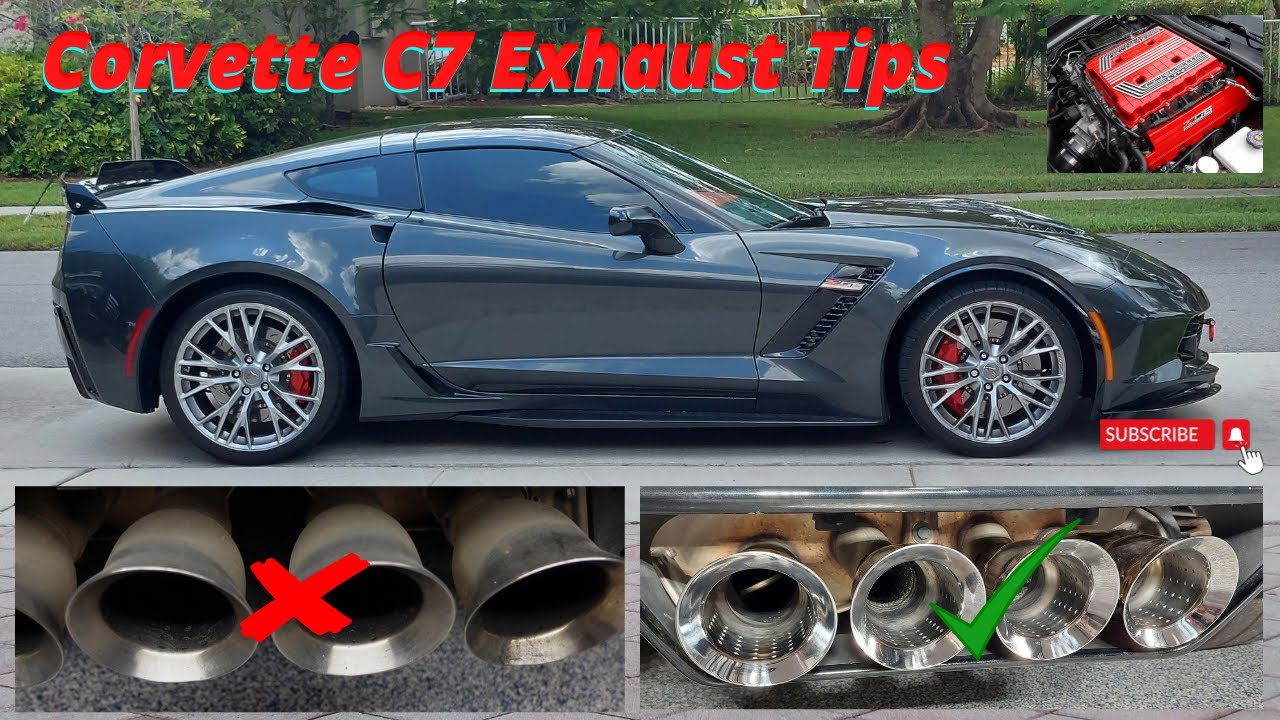 Corvette C7 Stainless Exhaust Tips Refinished Take a Look Z06