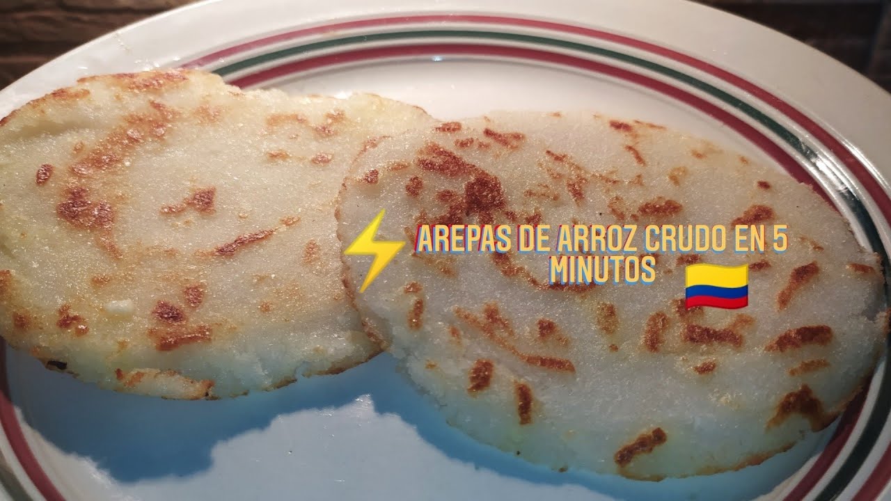 Cómo HACER arepa de ARROZ Casera en 5 minutos 🚀💥🚀💥