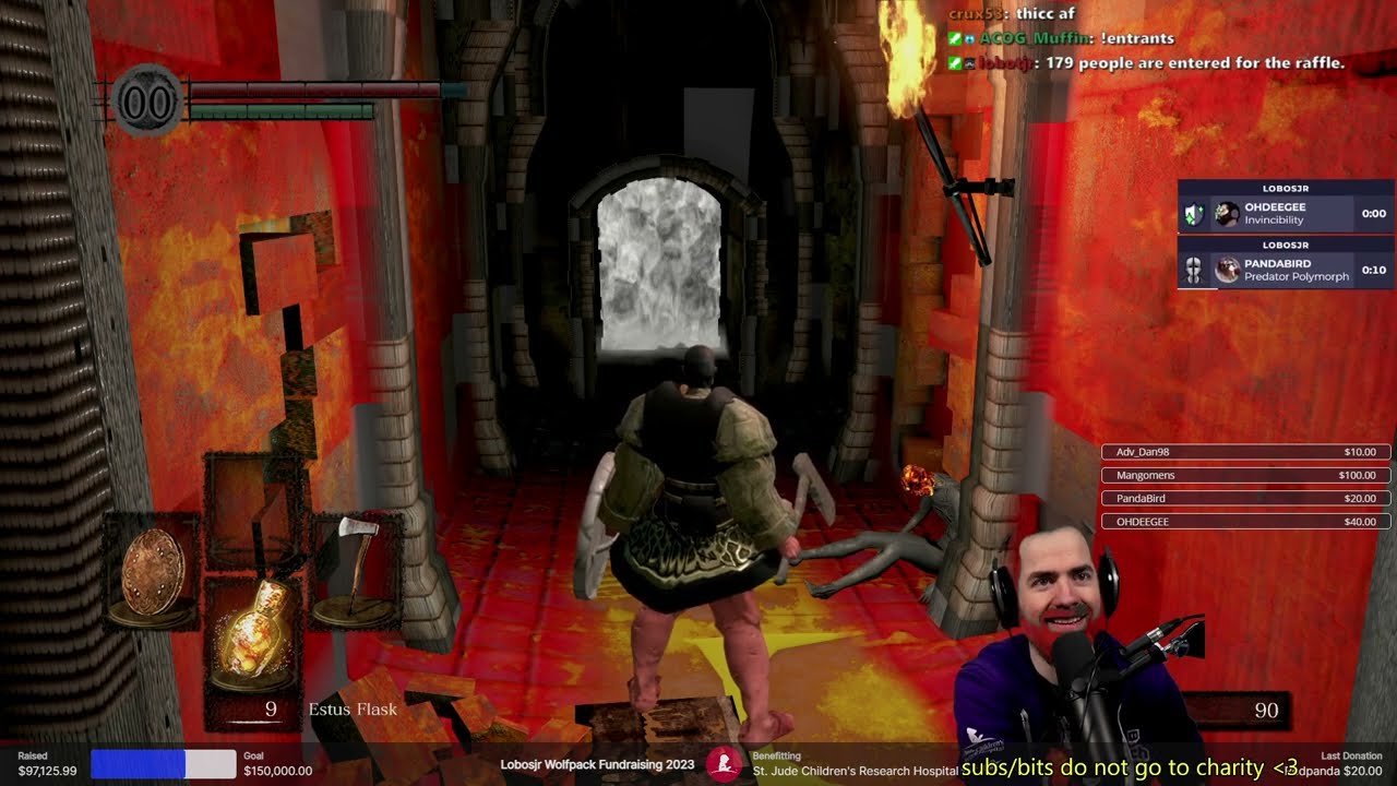 DS1 Omega Randomizer + LobosSFX + Crowd Control (Pt. 1) [St. Jude Month 2023]