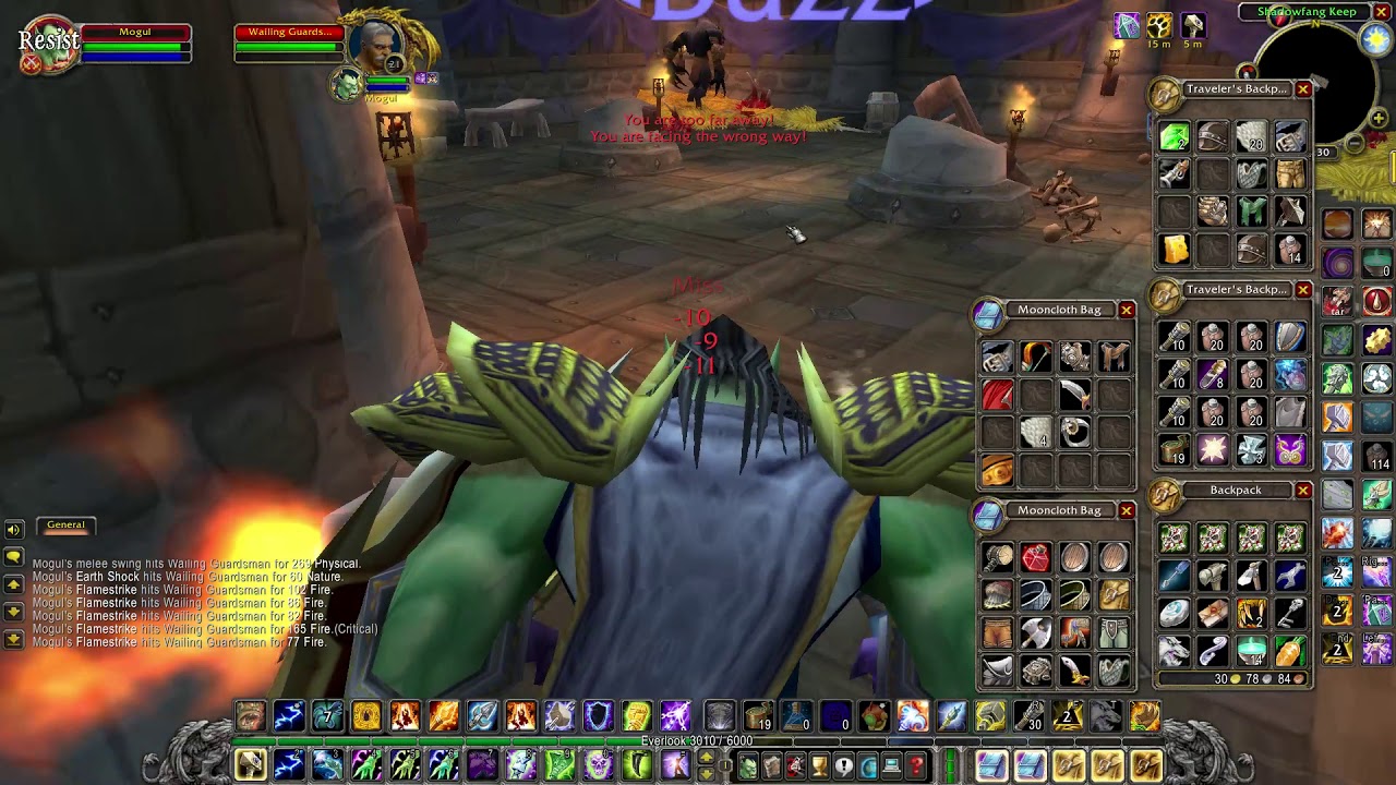 WoW Classic - Ele Shaman SFK aoe farm