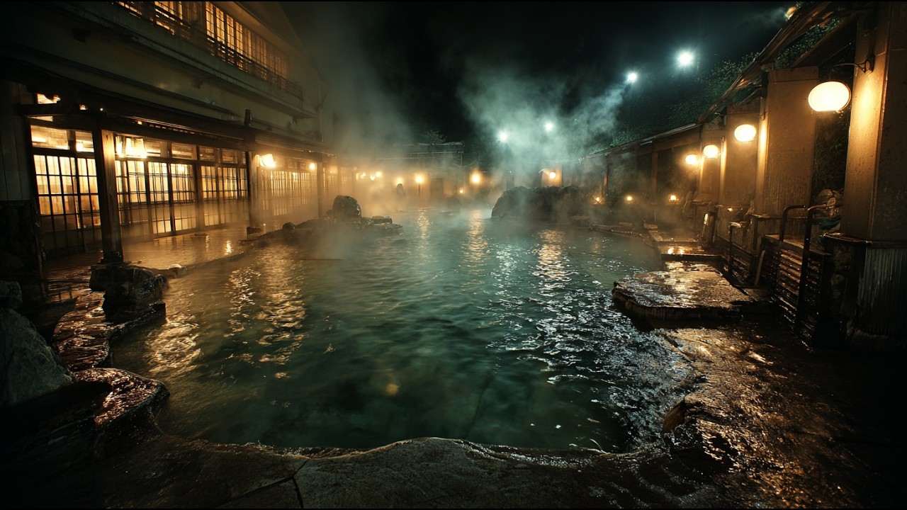 New Japanese Ambient Music - Hot springs and music to soothe body and soul｜ 身も心も癒される温泉と音楽