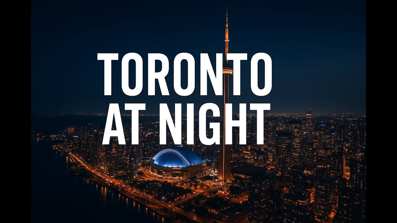 Toronto at Night | Cinematic 4K Drone Footage of Downtown