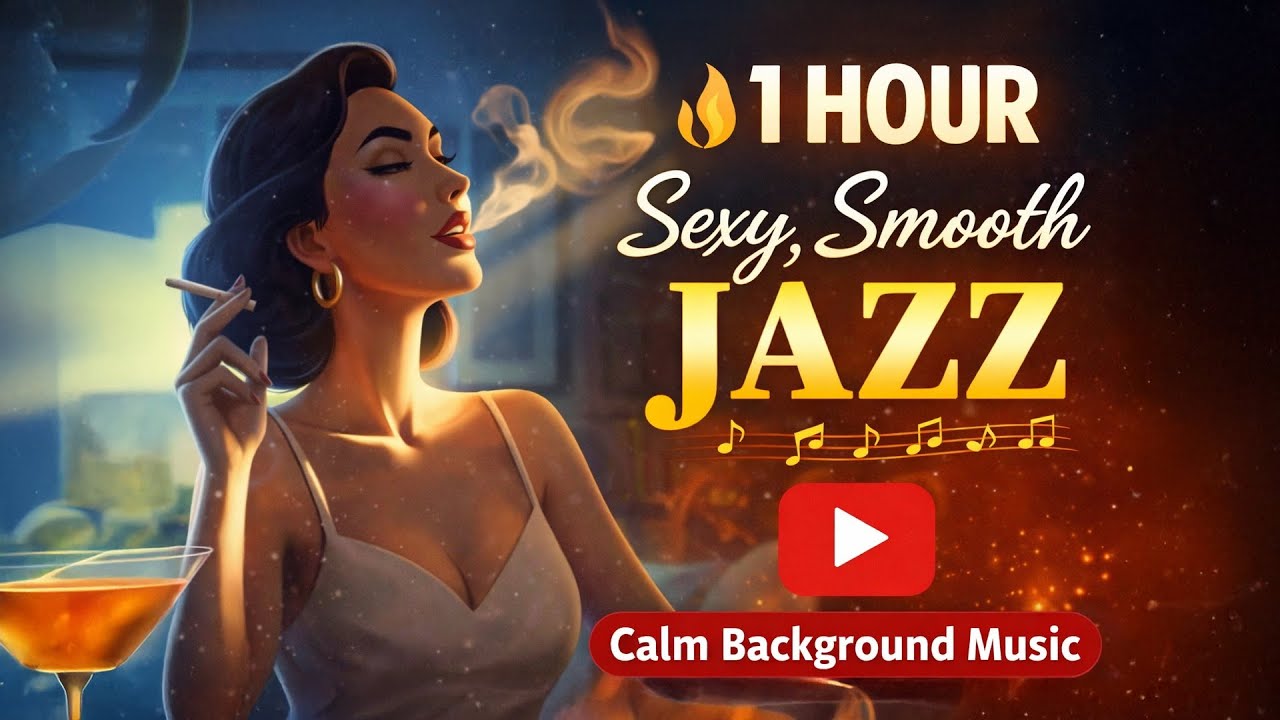 Smooth Jazz After Dark 🌙 | 1 Hour Sexy Calm Lounge Music