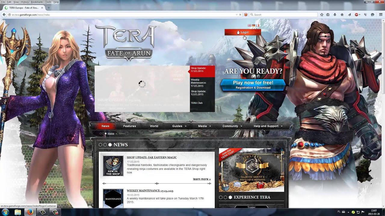 Tera EU how to active code