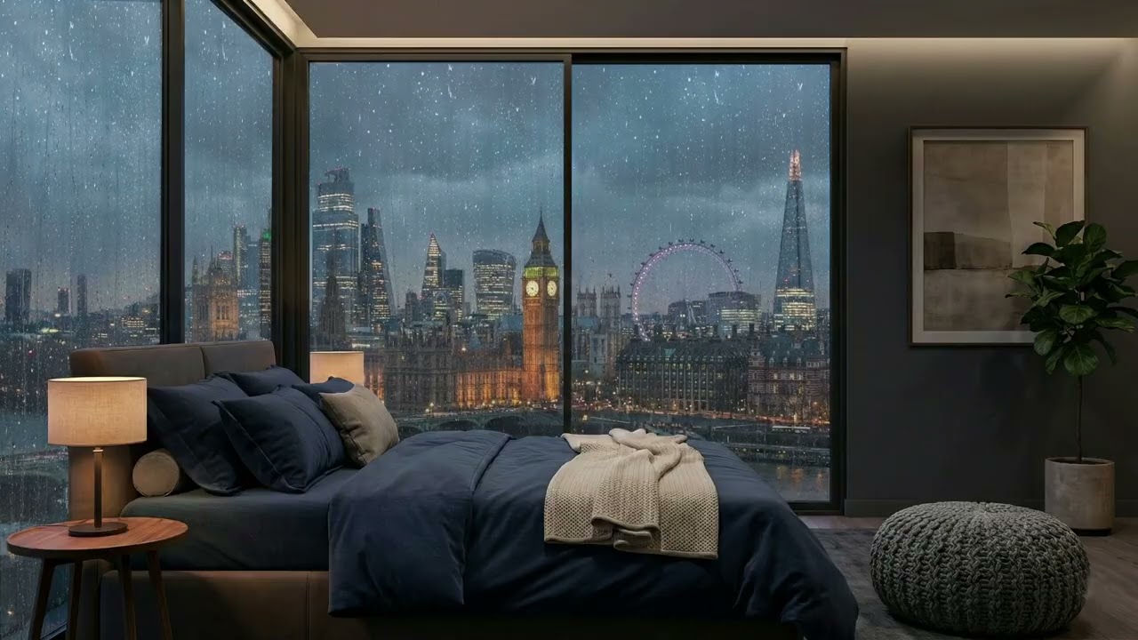 Rain Ambience Sound | Heavy Rain sounds for Sleep, Relaxation, Study & Meditation