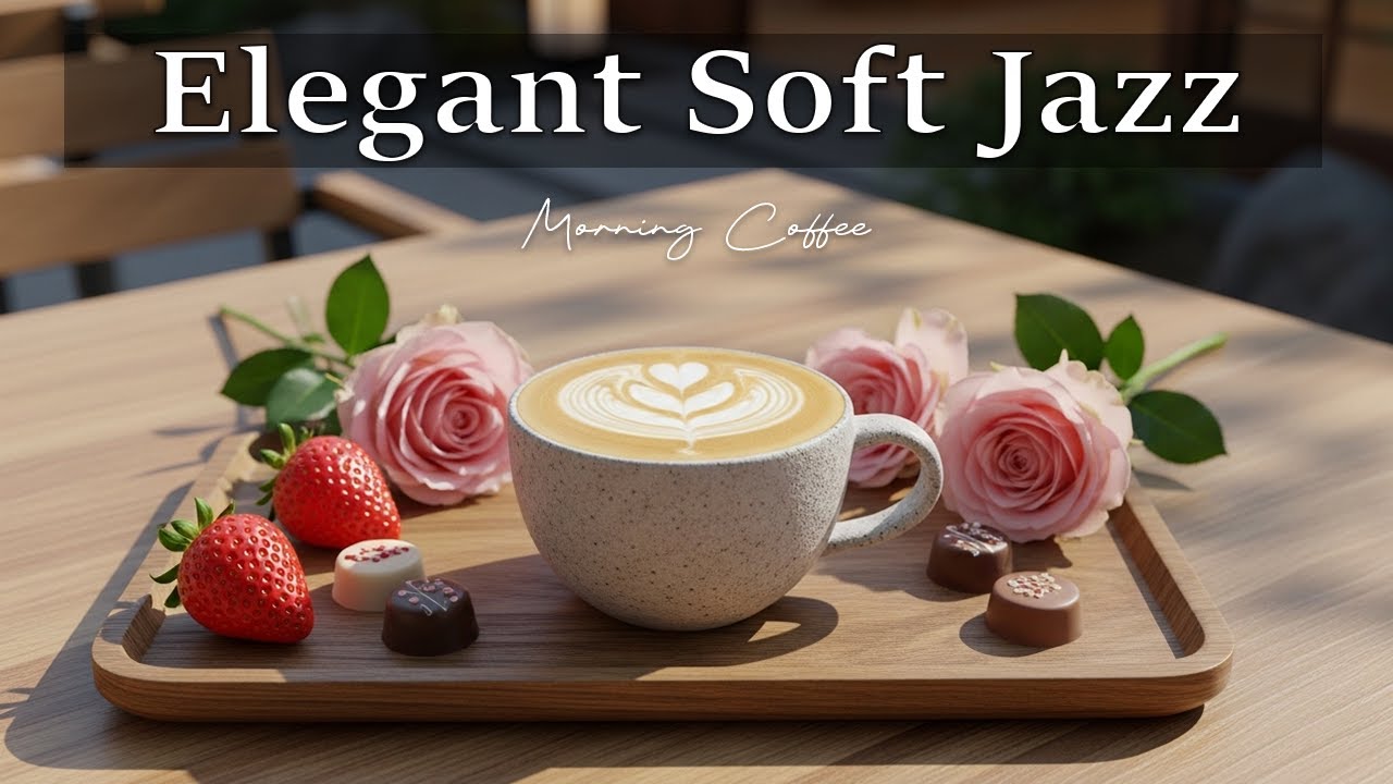 Elegant Soft Jazz ☕ Jazz Cafe Background Music & Happy Bossa Nova Instrumental for Stress Relief