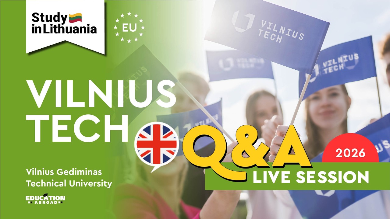 VILNIUS TECH: Твій шлях до інноваційної кар'єри в Європі 🇱🇹🎓