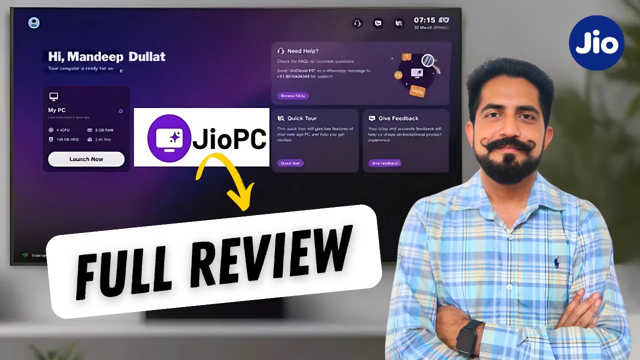 JioPC Review & Setup | How to use Jio Pc App in Tv