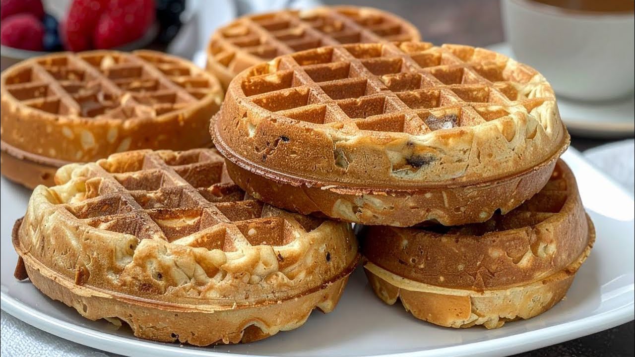 How to Make the Best Belgian Waffles in 5 Minutes! simple and tasty!