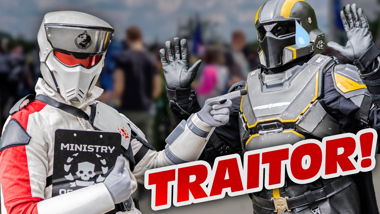 Finding Traitors of Super Earth at a Cosplay Convention - Traitor Hunter