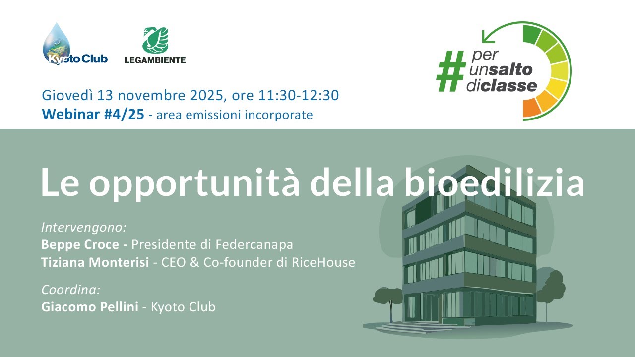 Per un salto di classe 2025 - Area emissioni incorporate - Webinar #4