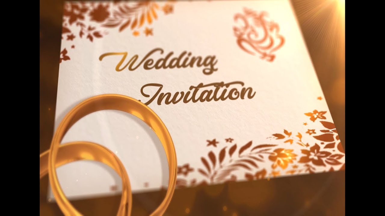 Whatsapp Wedding Invitation Latest 2020 | Wedding Invitation | Whatsapp Invitation #1