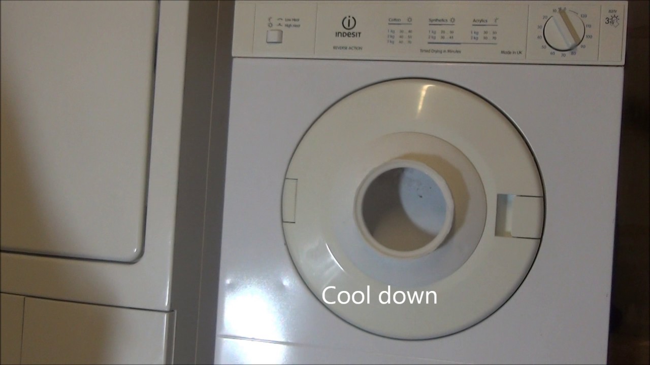 Indesit IS31V compact 3kg Dryer : low heat