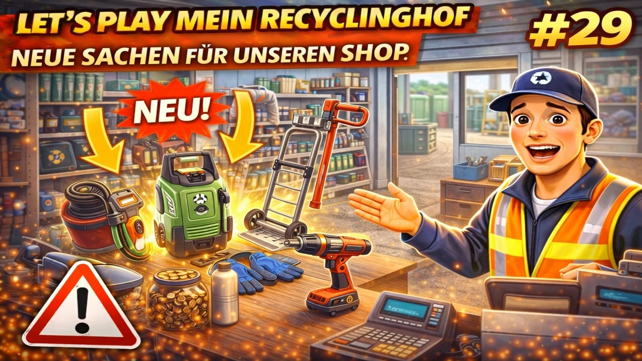 ♻️ Let´s Play Mein Recyclinghof #29 – Neue Sachen für unseren Shop