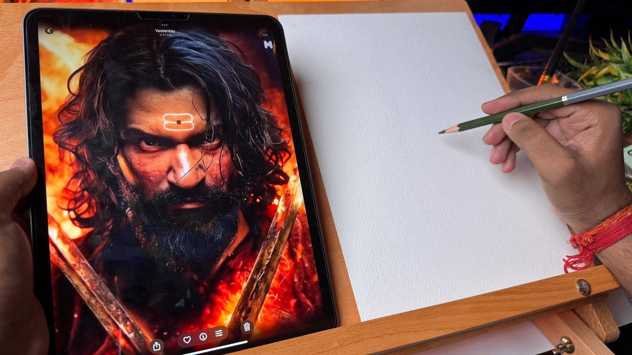 Draw With Me - Chhatrapati Sambhaji Maharaj Drawing,  Chhava Drawing,  Outline Tutorial 😍