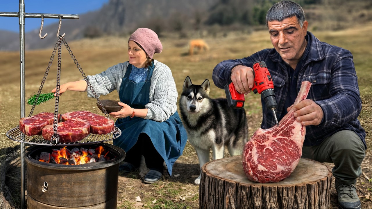 Tomahawk Steak with Cowboy Butter Recipe!