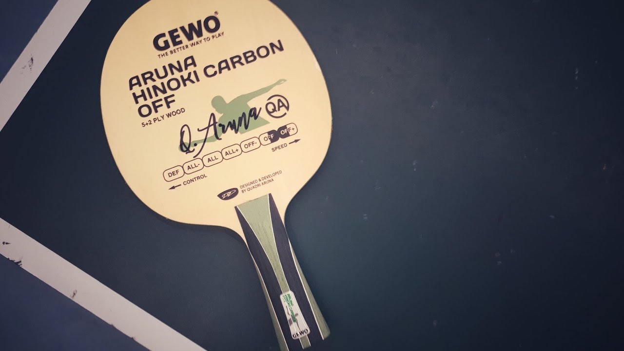 [TT] Gewo Aruna Hinoki Carbon Off - Der gefühlvolle Kracher