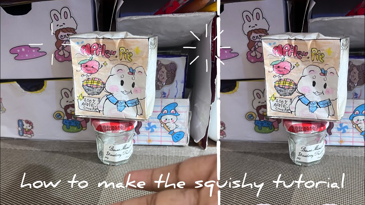 how to make squishy tutorial ☁️☁️☁️☁️