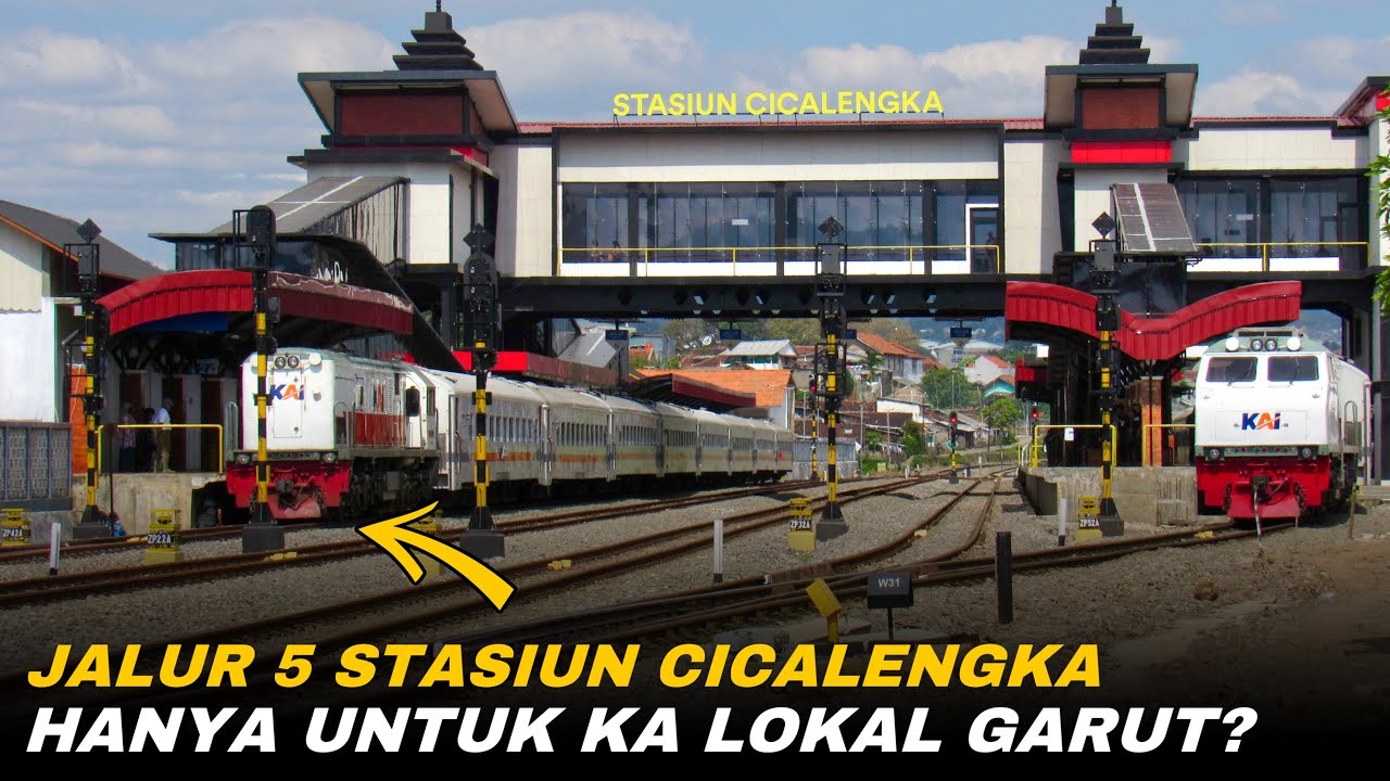 JALUR 5 STASIUN CICALENGKA HANYA UNTUK COMMUTERLINE GARUT? | Hunting di stasiun Cicalengka