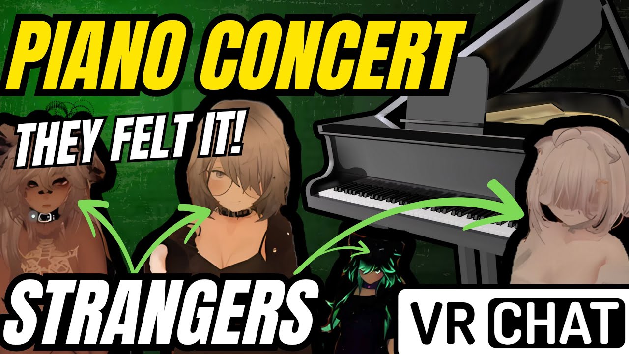 🎹I Played a Piano Concert for Strangers in #vrchat … and They loved it😍 #32