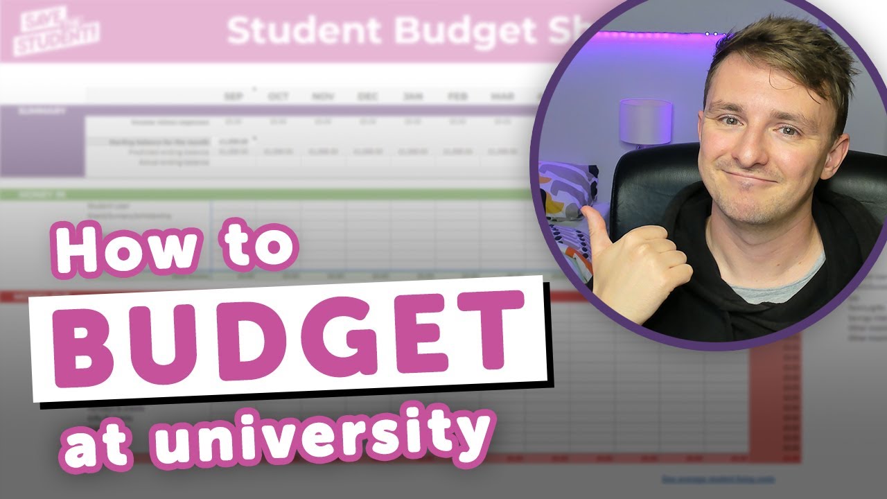 How to BUDGET as a university student | Tips, tricks and the ultimate budgeting sheet