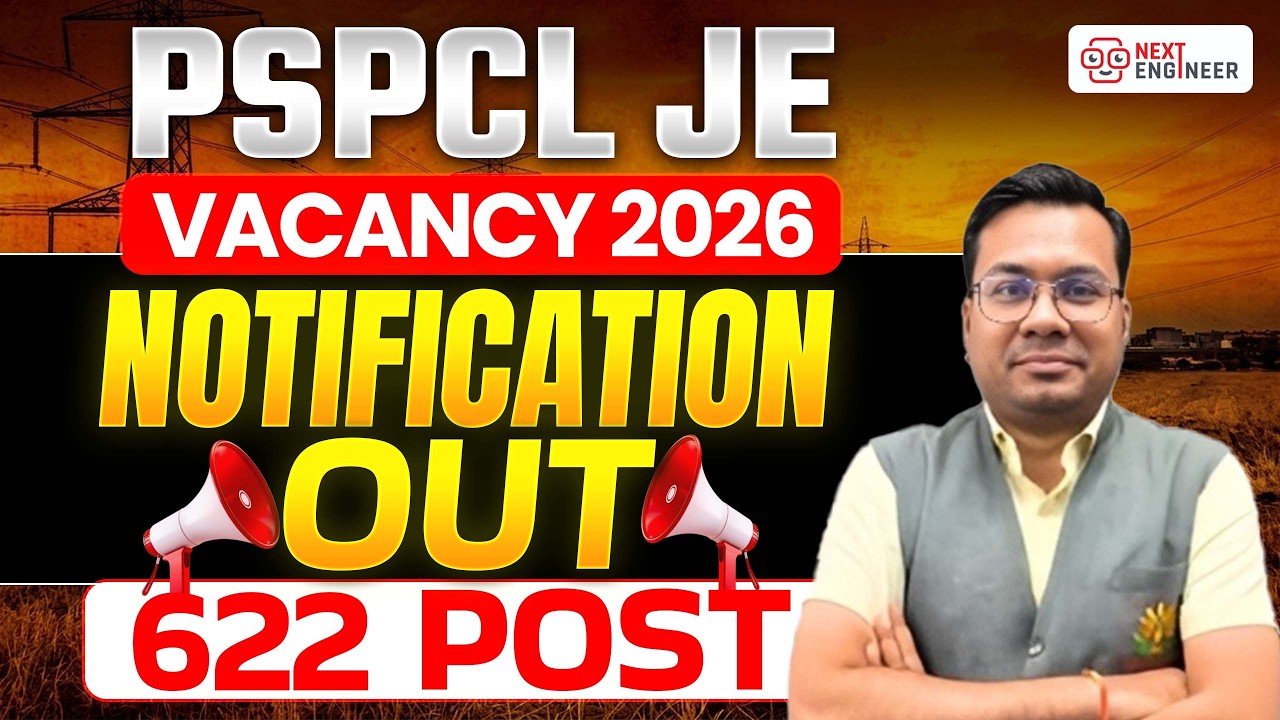 PSPCL JE Recruitment 2026 Out 🔥 622 Post🔥 PSPCL JE Qualification, Form, Qualification, Syllabus, Age