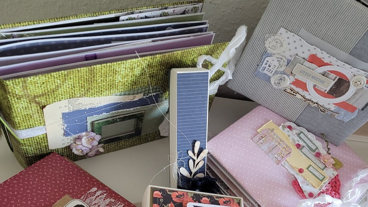 Craft Update Minialben und anderes #action#basteln#