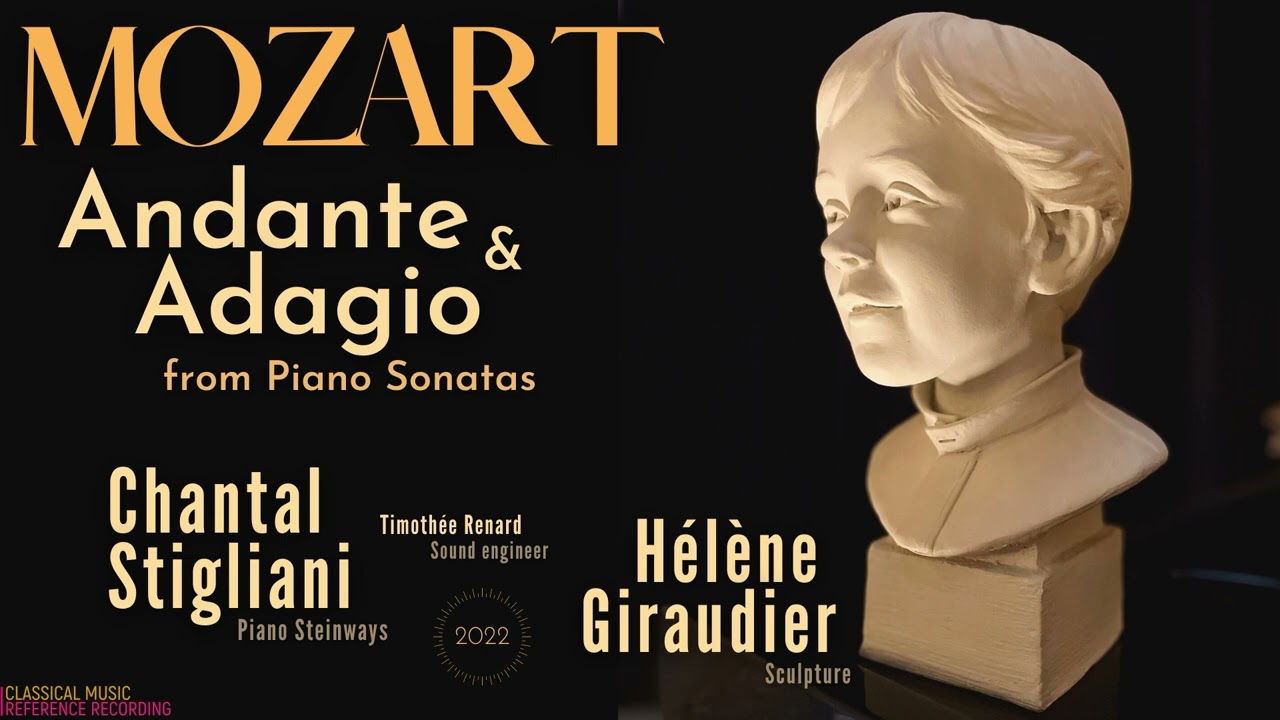 Mozart - Complete Andante & Adagio from Piano Sonatas (reference recording: Chantal Stigliani)