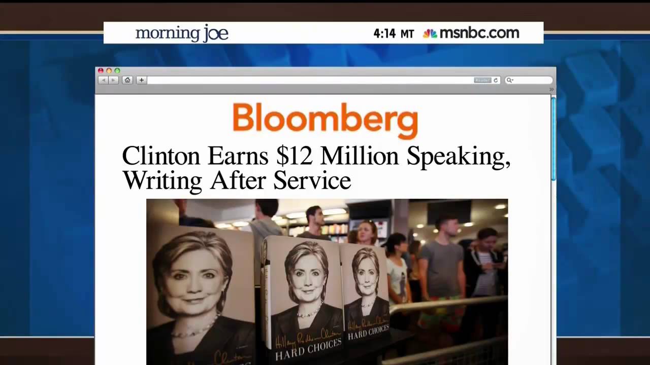MSNBC: Clinton Has "Lost Control" Of Public Image, Worse Off After Book Tour