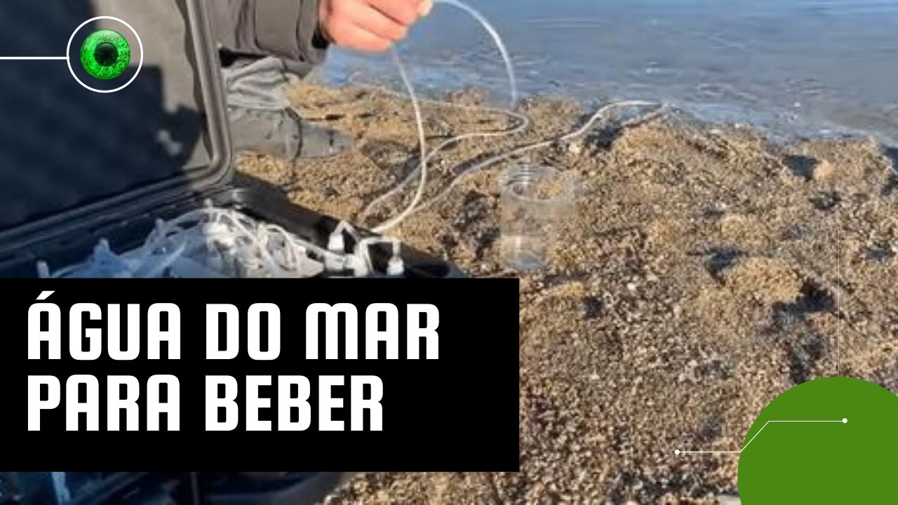 Dispositivo portátil torna a água do mar própria para beber