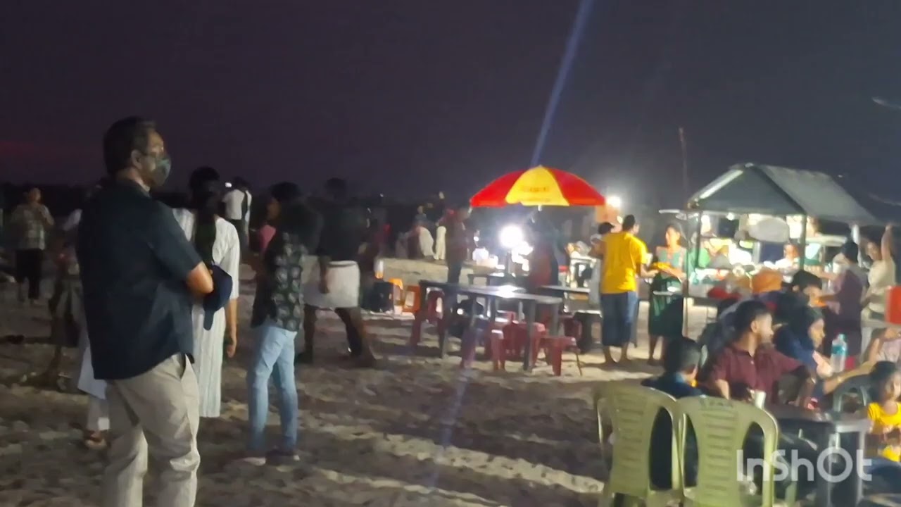 അഴീക്കൽ ബീച് . നൈറ്റ്‌ വ്യൂ 🥰🥰