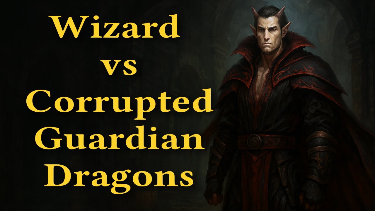 Neverwinter Nights: Wizard vs Corrupted Guardian Dragons
