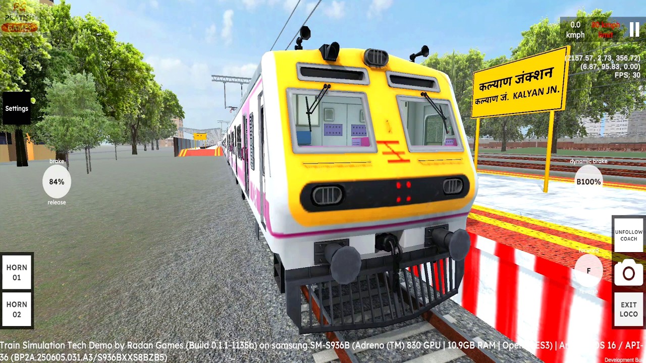RG Train Tech Demo Android Gameplay | Mumbai Local Train Simulator Gameplay | New Train Game 2026