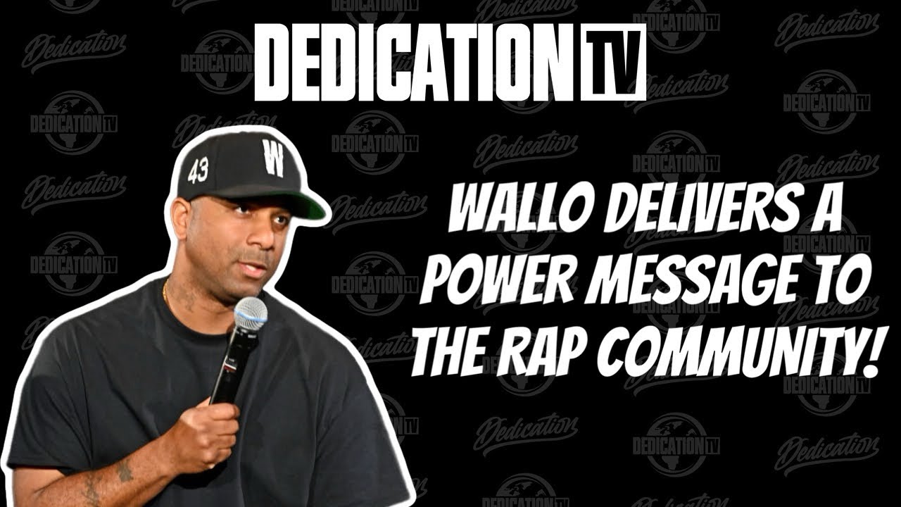 WALLO DELIVERS A POWER MESSAGE TO THE HIP HOP COMMUNITY‼️ 