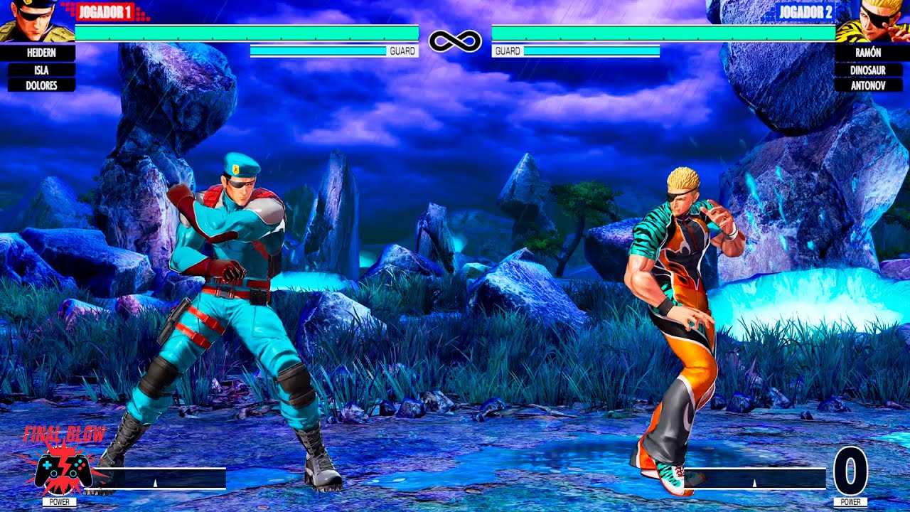 HEIDERN, ISLA, DOLORES vs RAMÓN, DINOSAUR, ANTONOV - KOF XV Gameplay (HARDEST AI)