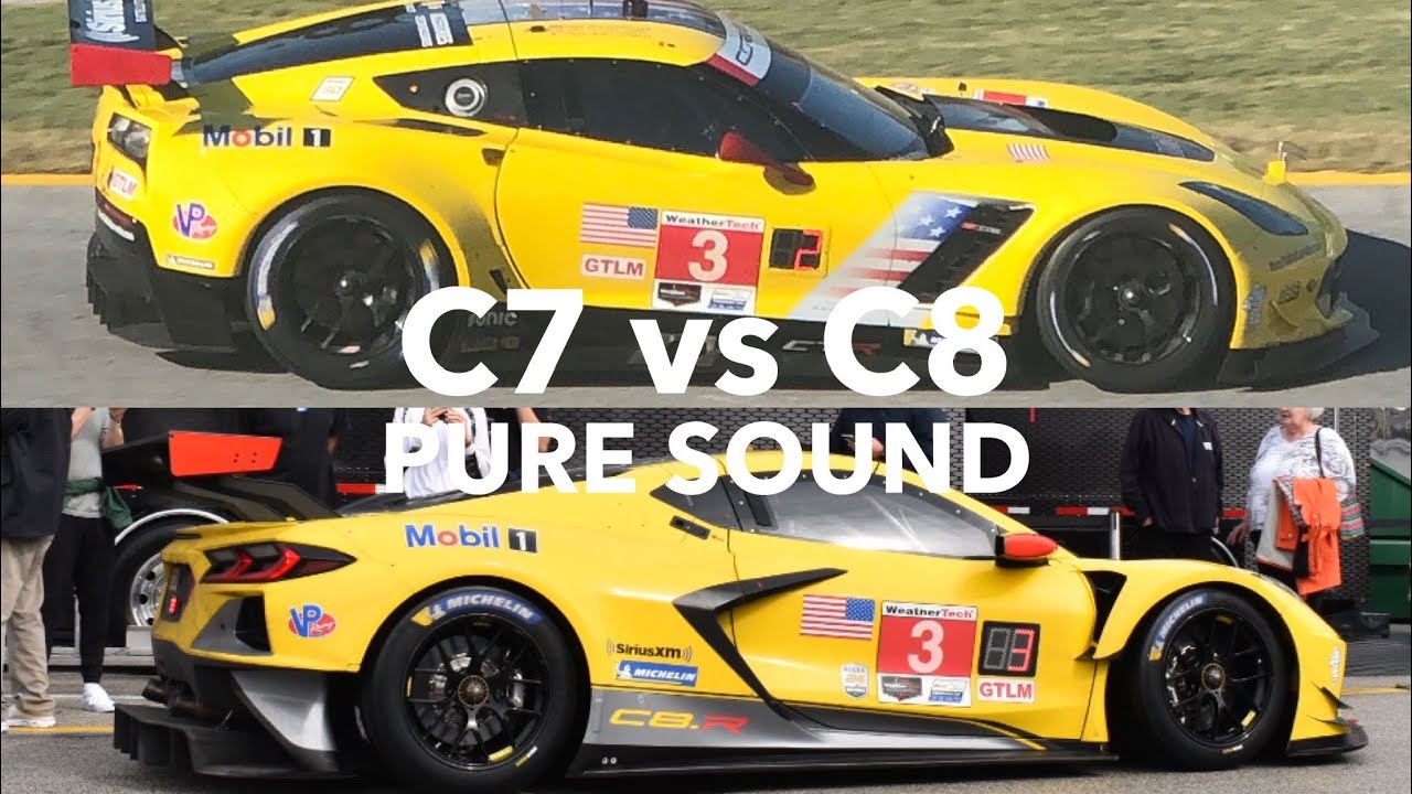 Corvette C7.R vs C8.R | Pure Sound | Speed Is Beautiful