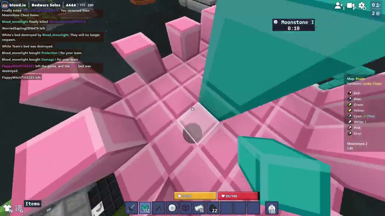 Some chill bedwars solos gameplay