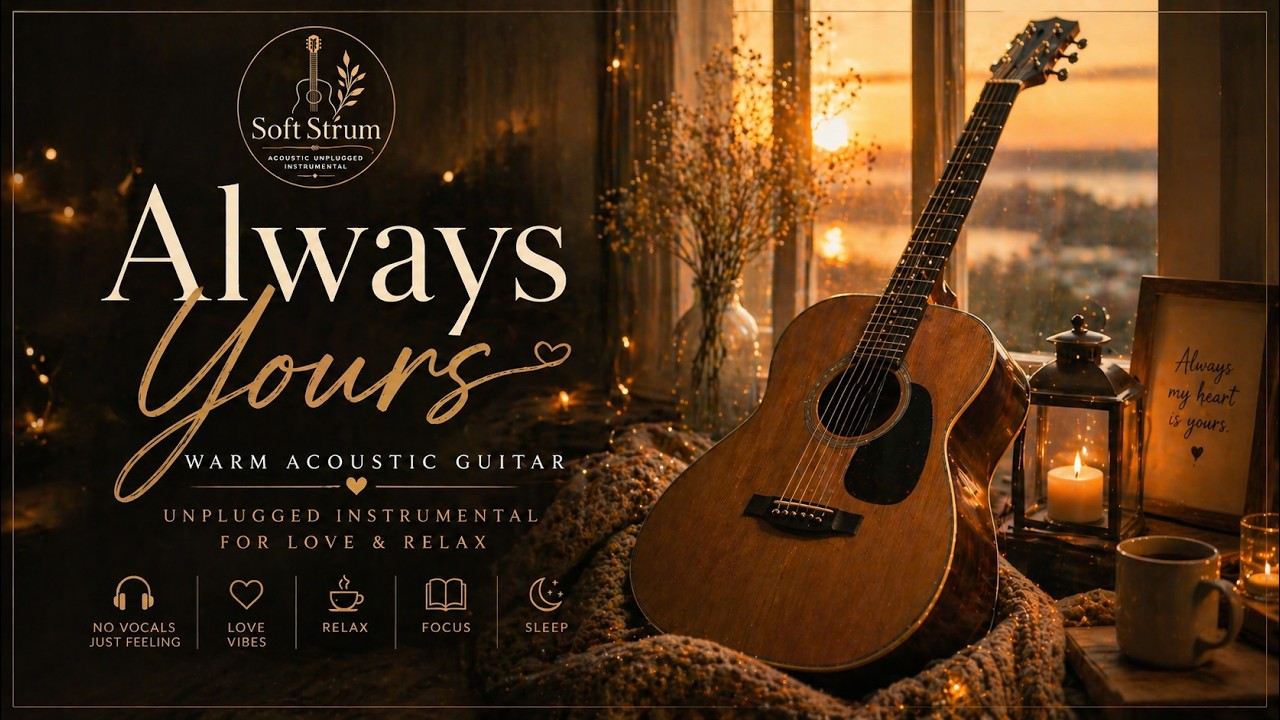 Always Yours | Acoustic Unplugged Instrumental | Warm & Romantic Guitar