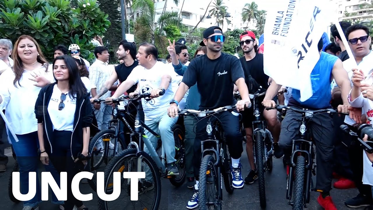 Taha Shah, Sunny Kaushal जैसे कई सितारों ने Green Ride Cyclothon में लगाया ग्लेमर का तड़का