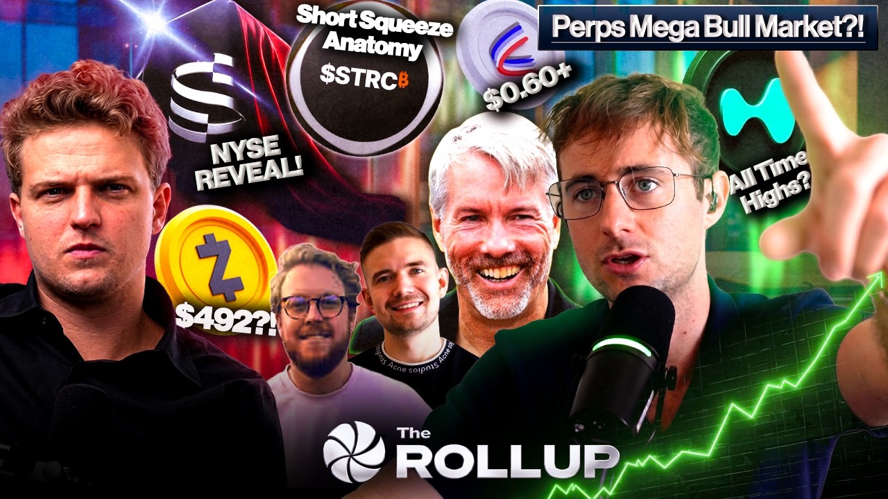 🚨LIVE: Summer Bounce Continues? STRC, HYPE, AERO, ZEC Strength. Perps Trend & Extended, RISE Call In