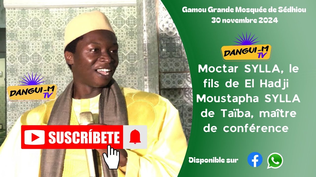 INTÉGRALITÉ : le Fils de Moustapha Sylla de Taïba au Gamou de la grande mosquée de Sédhiou