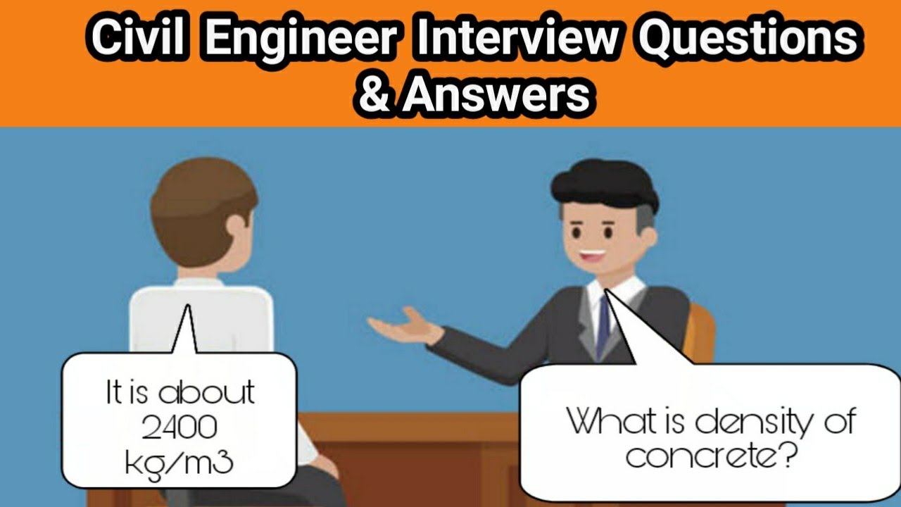 Civil engineer interview questions | Civil Engineering Interview | Fresher Civil Engineer