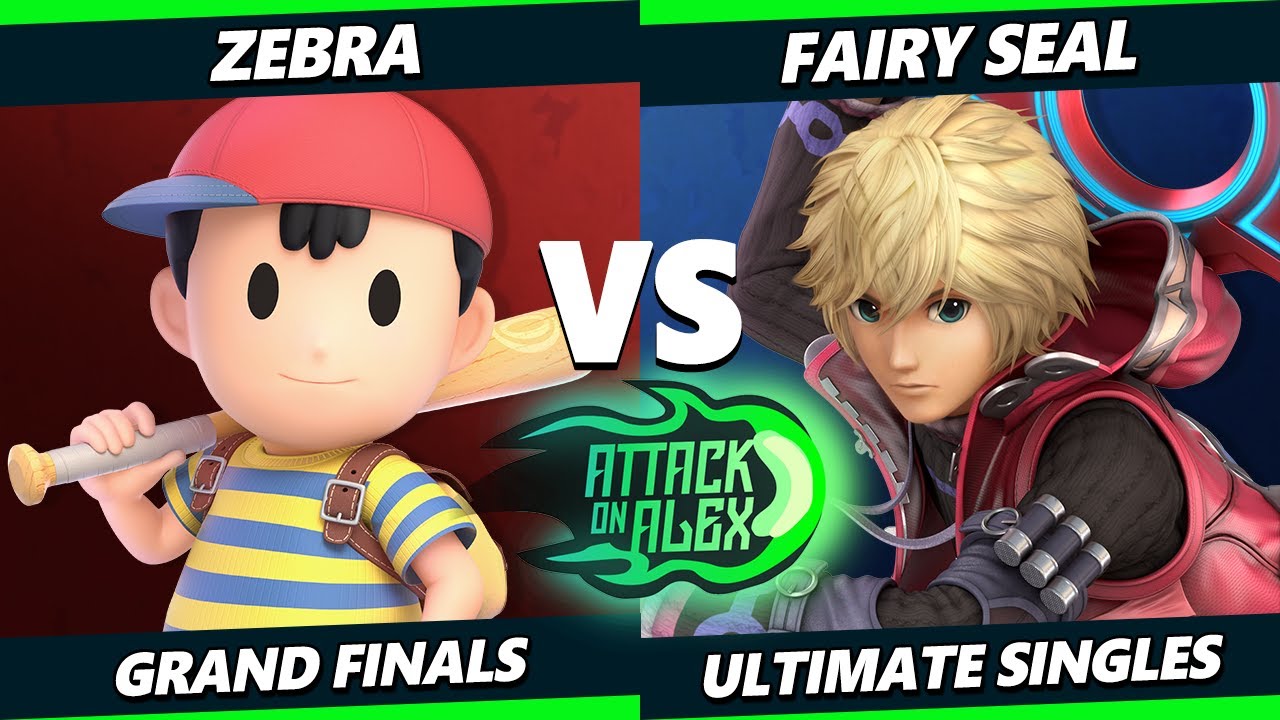 Attack on Alex 32 GRAND FINALS - Fairy Seal (Shulk) Vs. Zebra (Ness) Smash Ultimate - SSBU