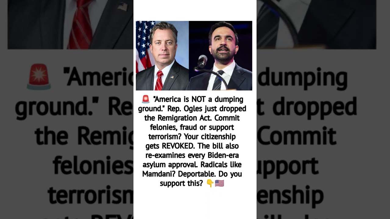 Remigration Act Sparks National Debate 🇺🇸